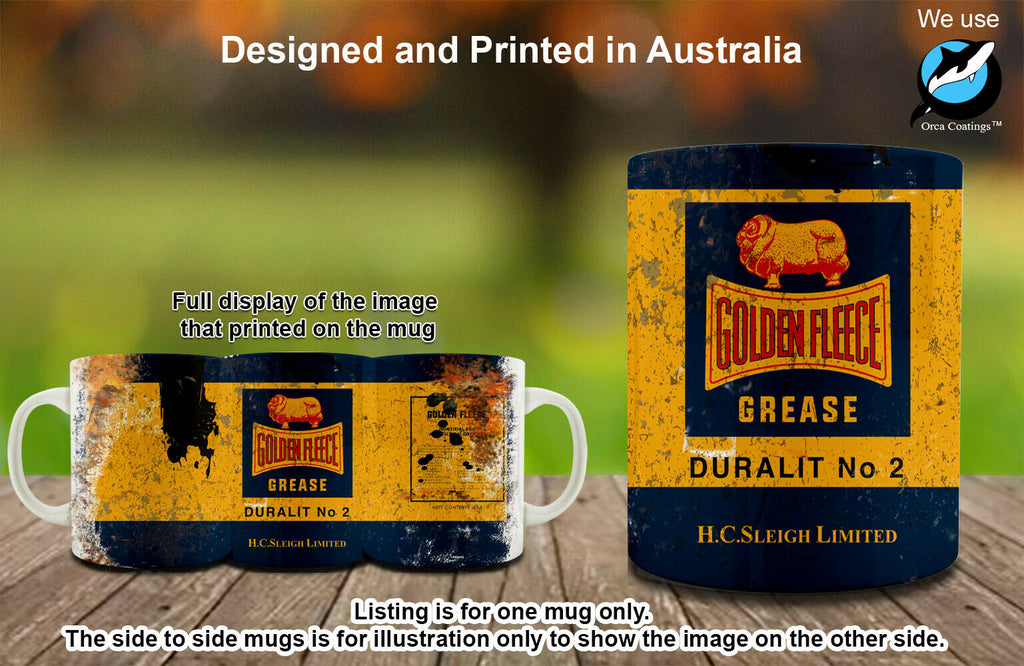 Golden Fleece Oil Mug gear oil distress Coffee Gift Birthday Christmas Mug