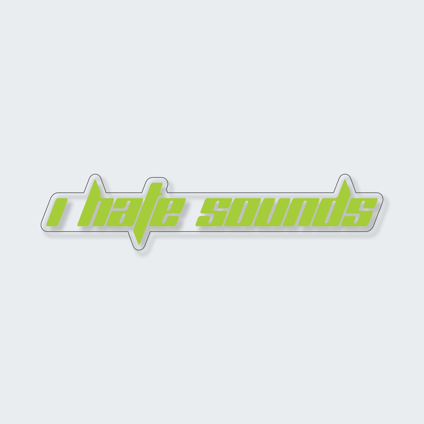 I Hate Sounds Sticker