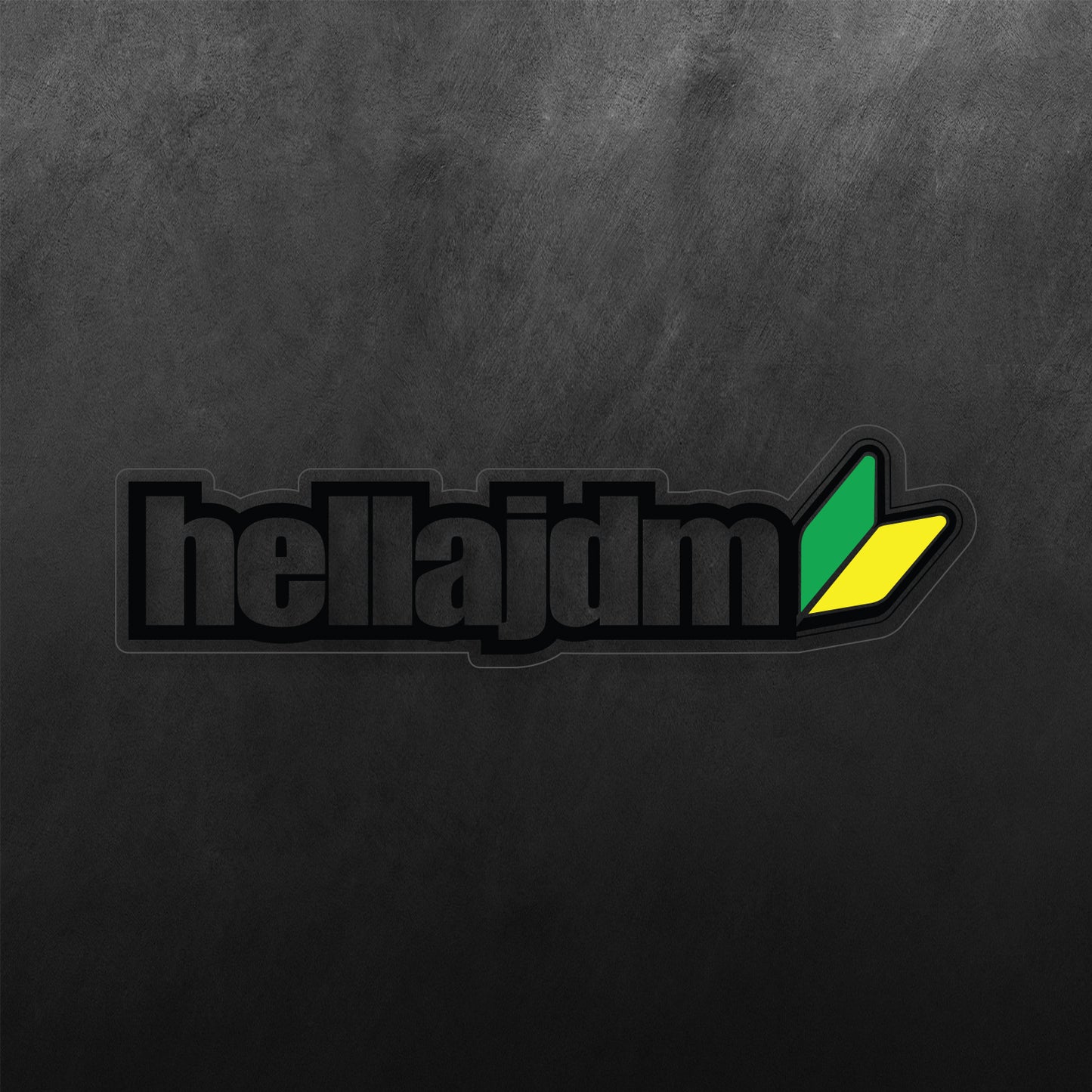 Hellajdm Sticker