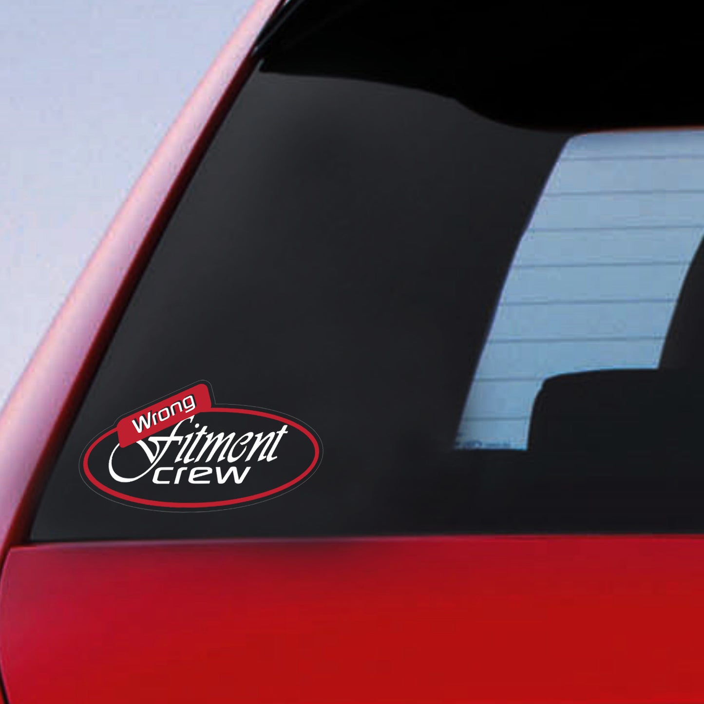 Wrong Fitmen Crew Sticker