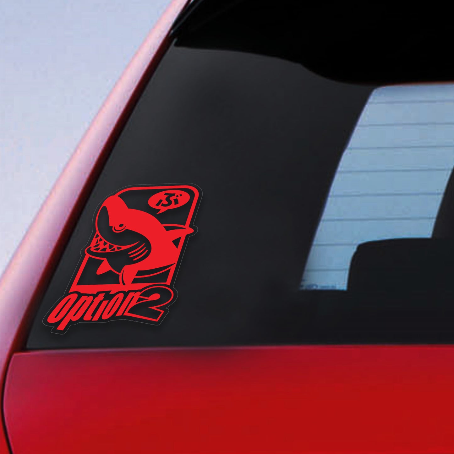JDM Option2 Sticker