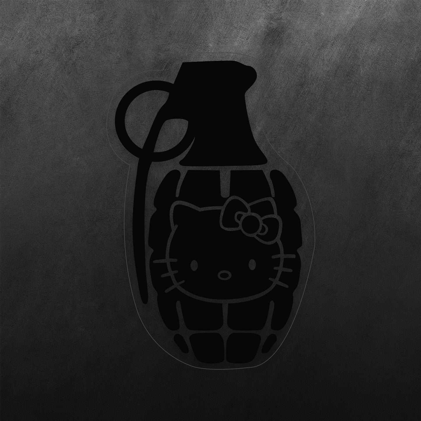 Hello Kitty Grenade Sticker