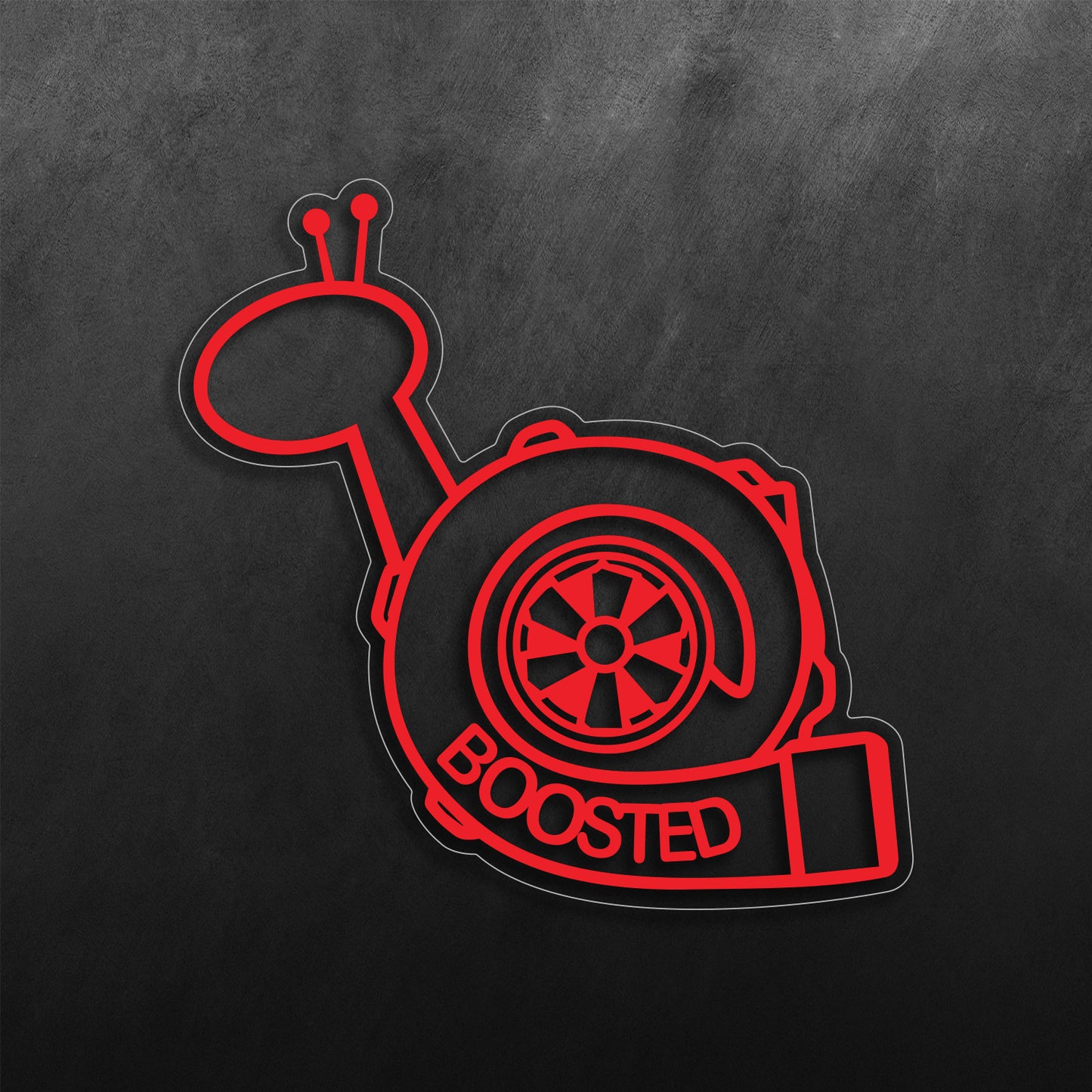 Caracol Turbo Boosted Sticker