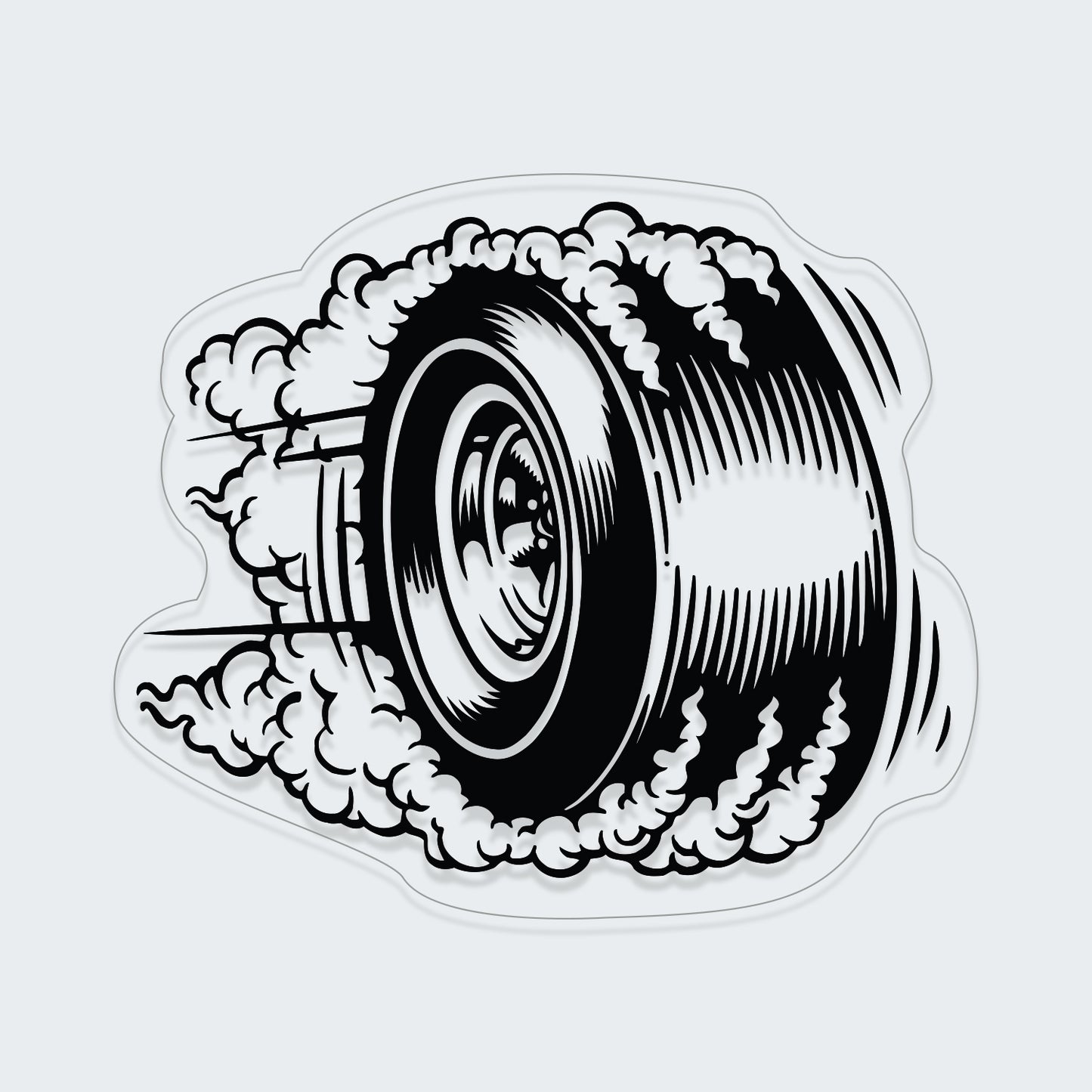 Wheel Fast Sticker