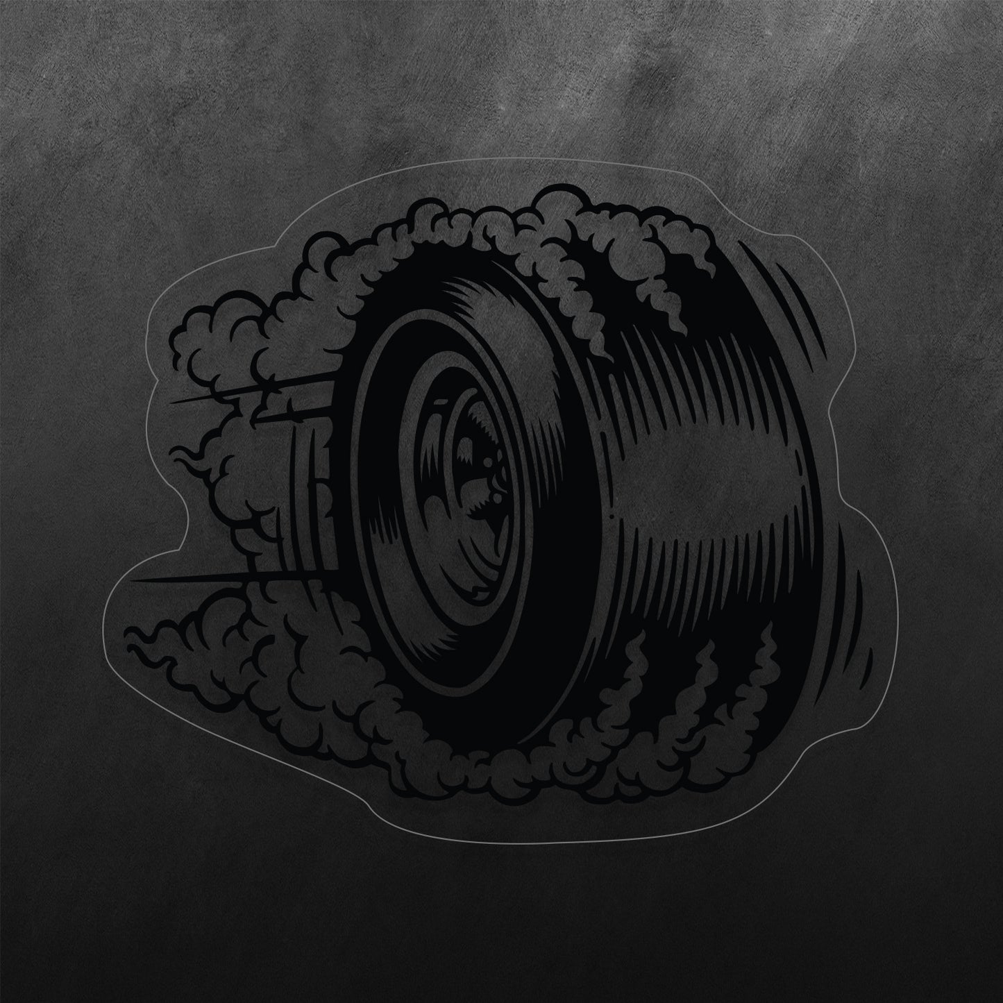 Wheel Fast Sticker