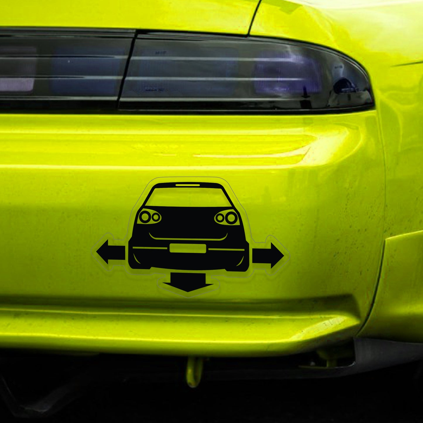Car Arrow Direction Sticker