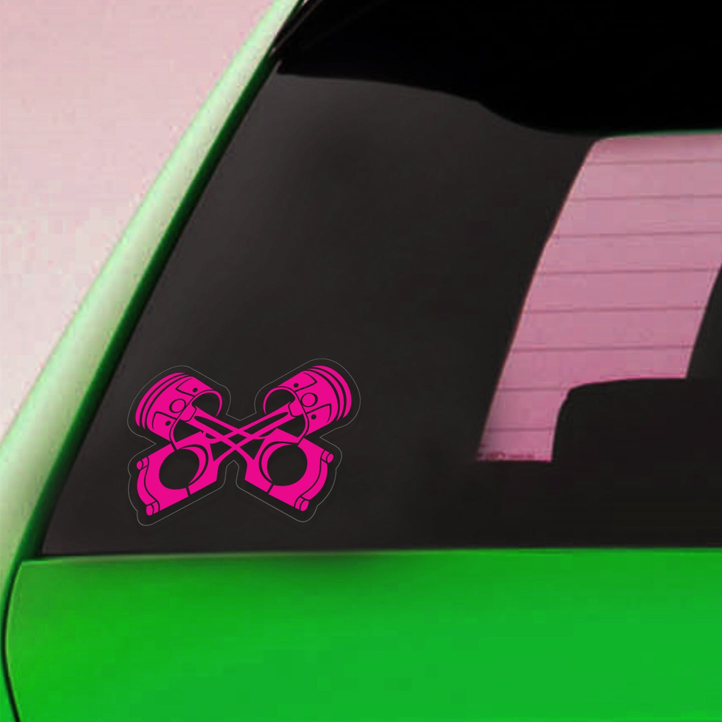 Double Piston Sticker