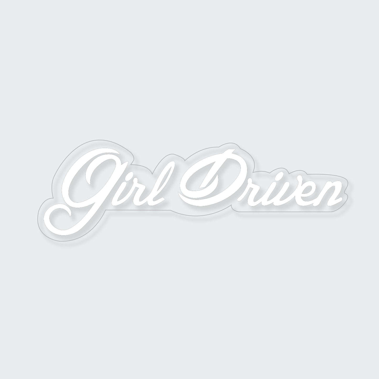 Girl Driven JDM Sticker