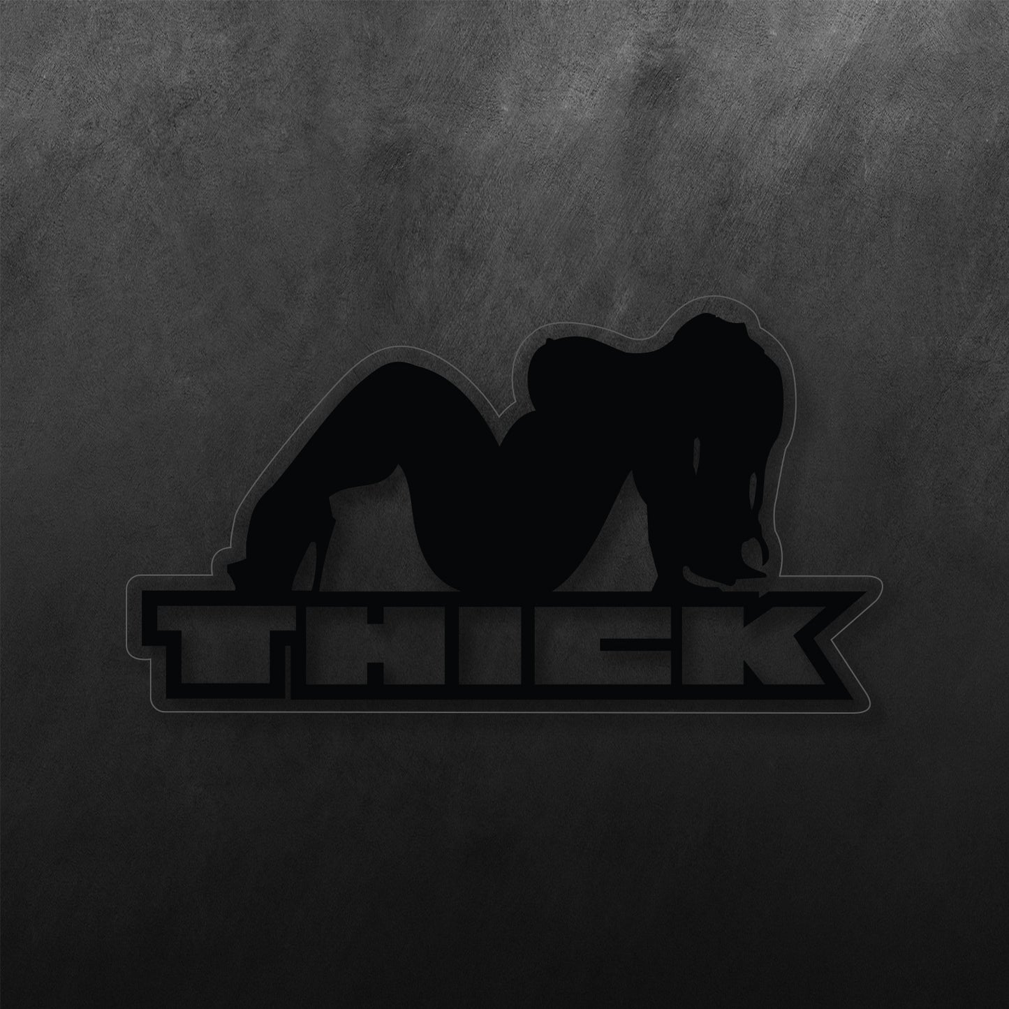 Thick Girl Sticker