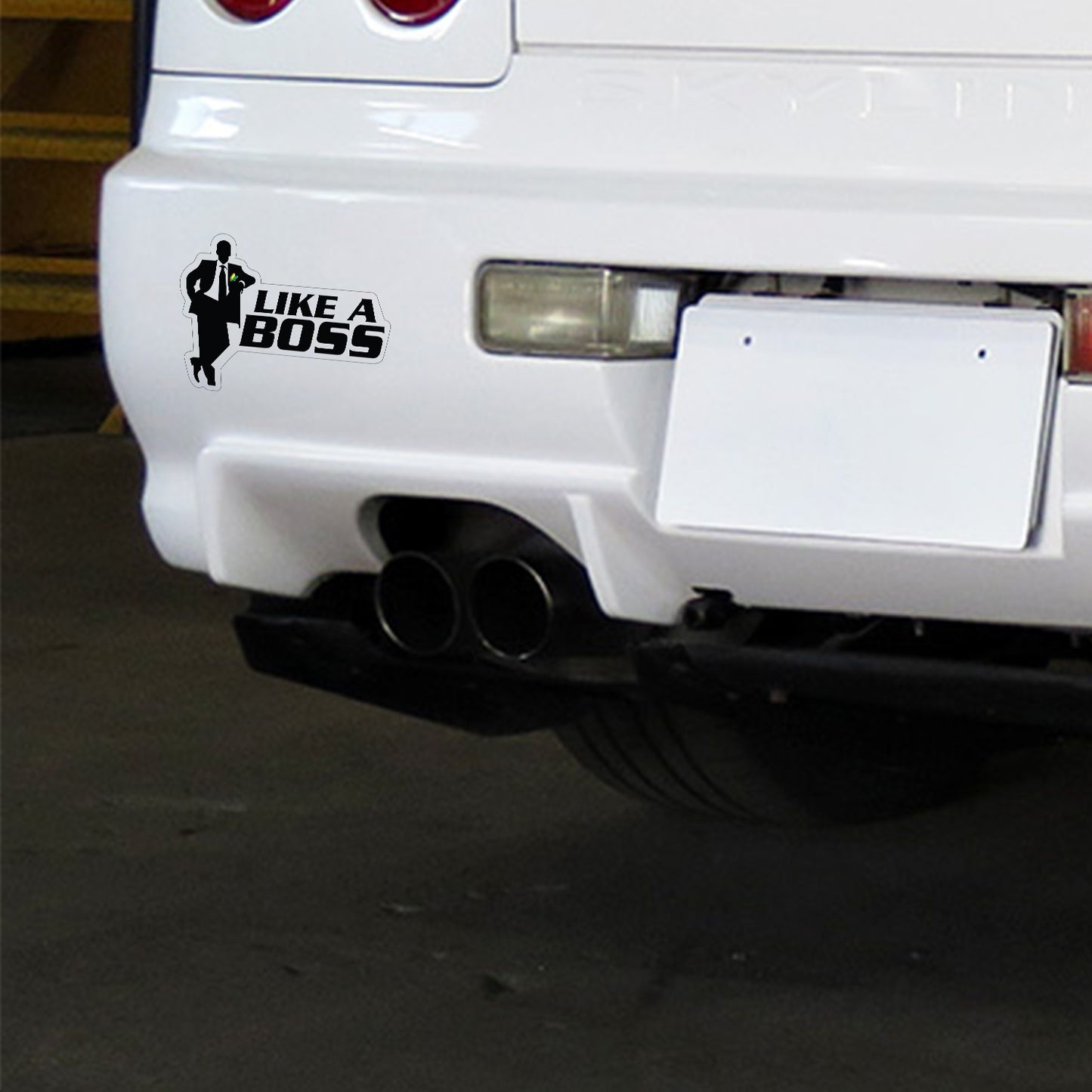 Like A Boss Sticker
