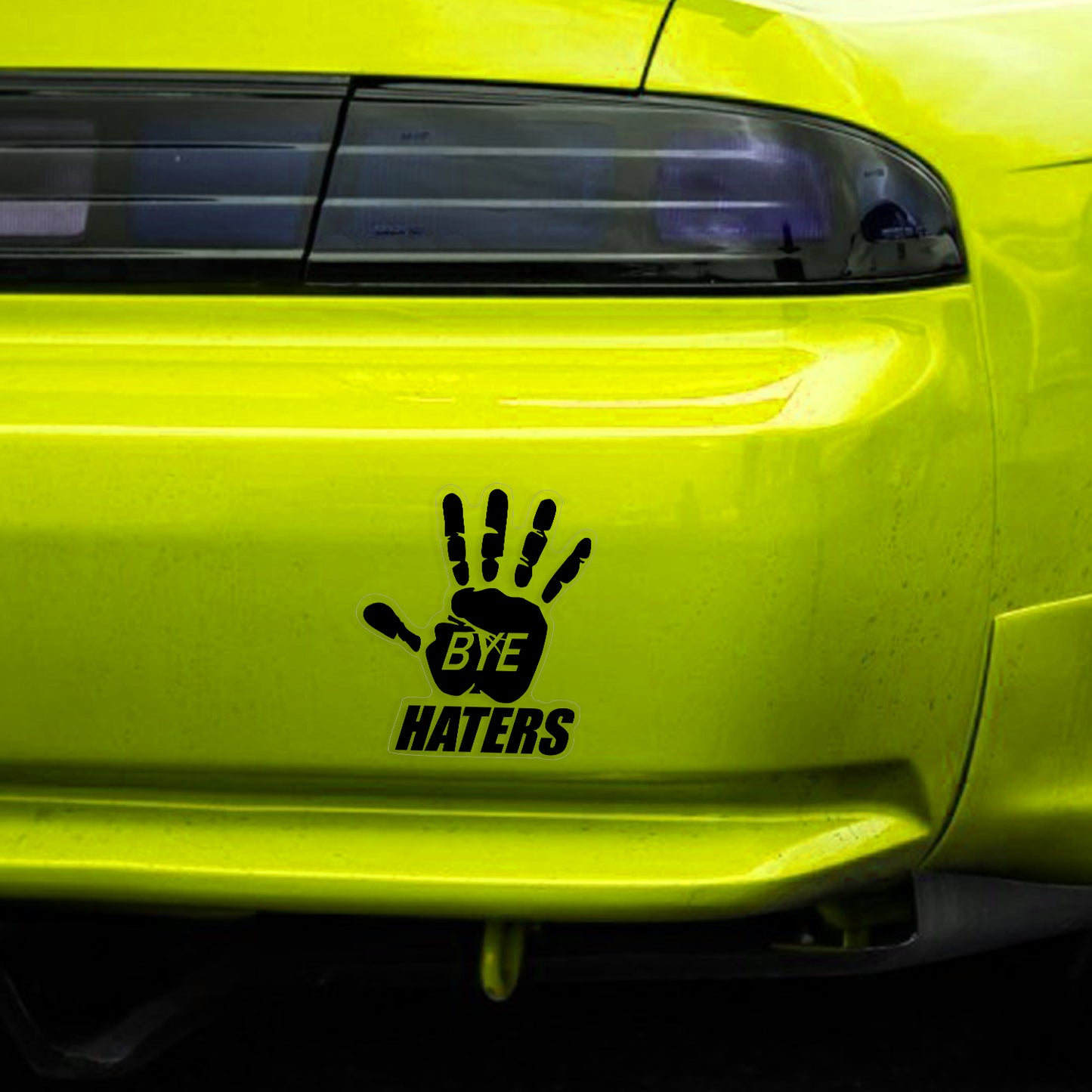 JDM Hand Bye Haters Sticker