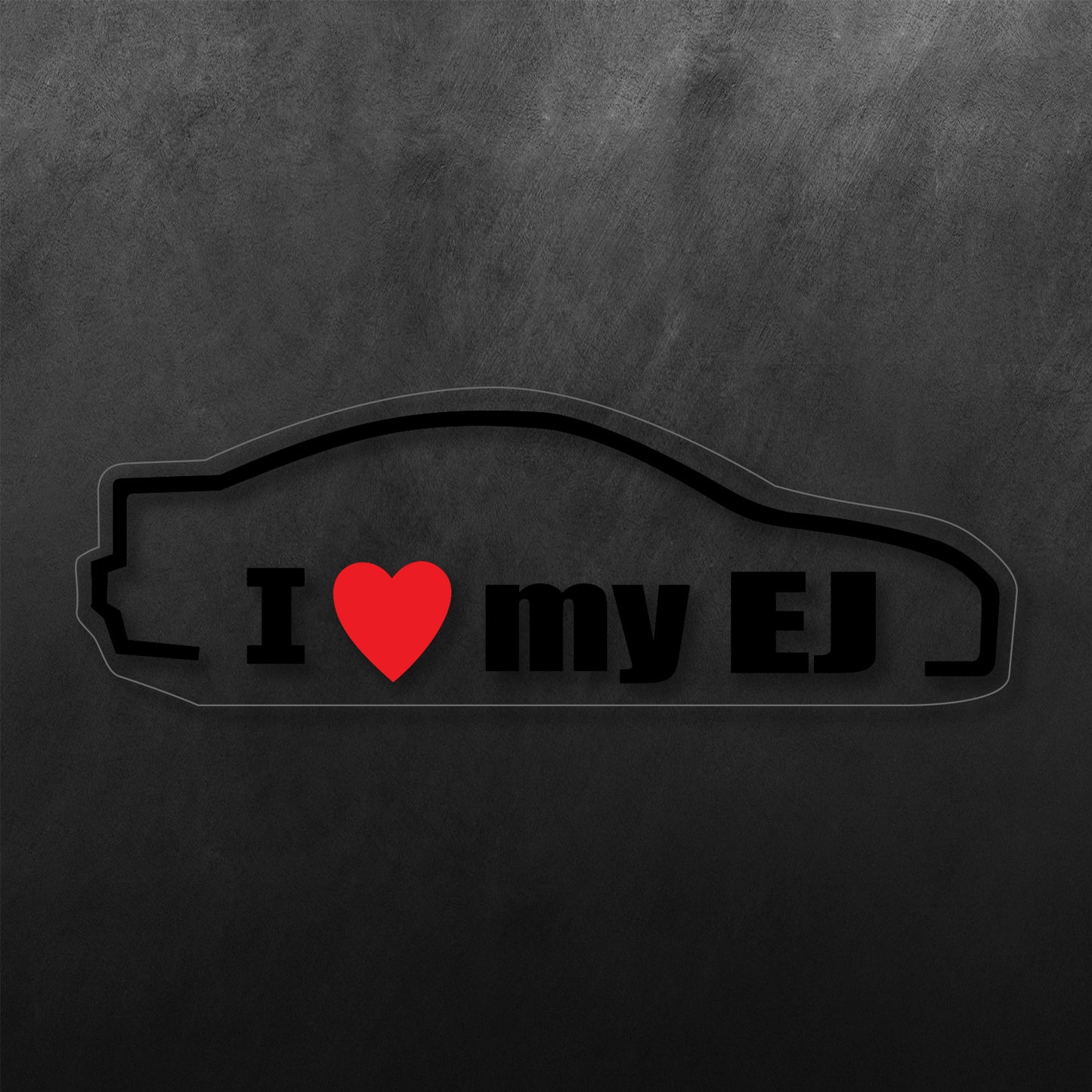 I Love My EJ Sticker