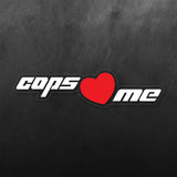 JDM Heart Cops Love Me Sticker