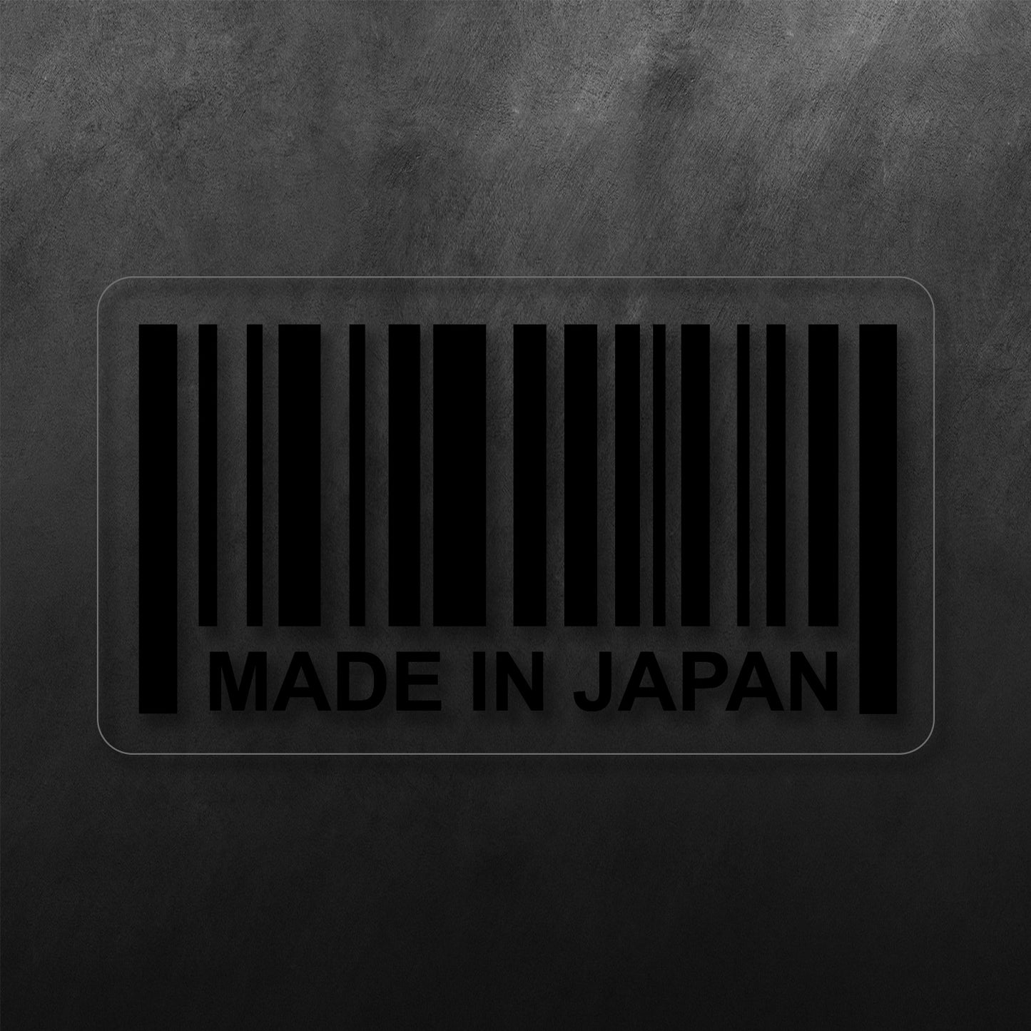 Bar Code Made in Japan Sticker