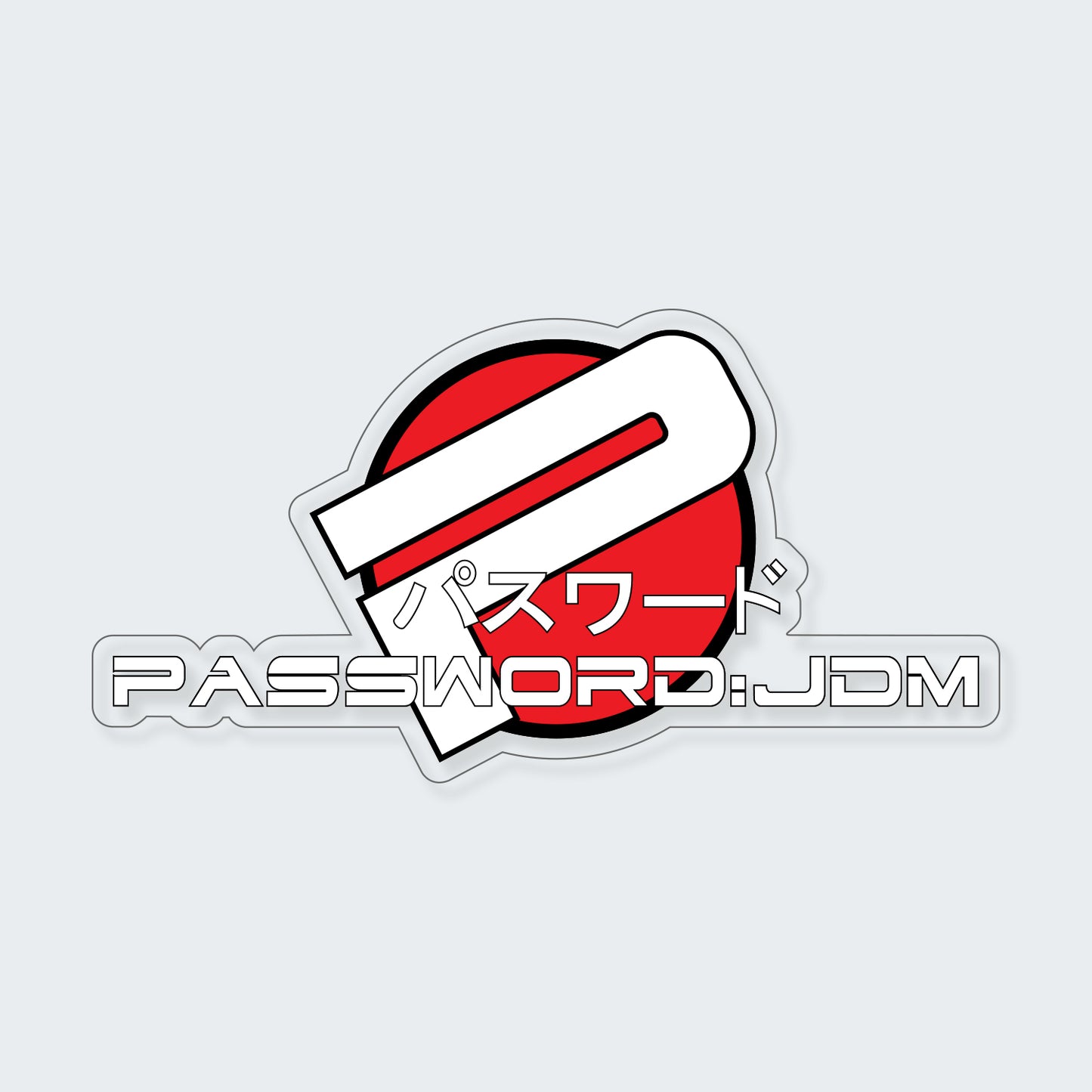 Password JDM Sticker