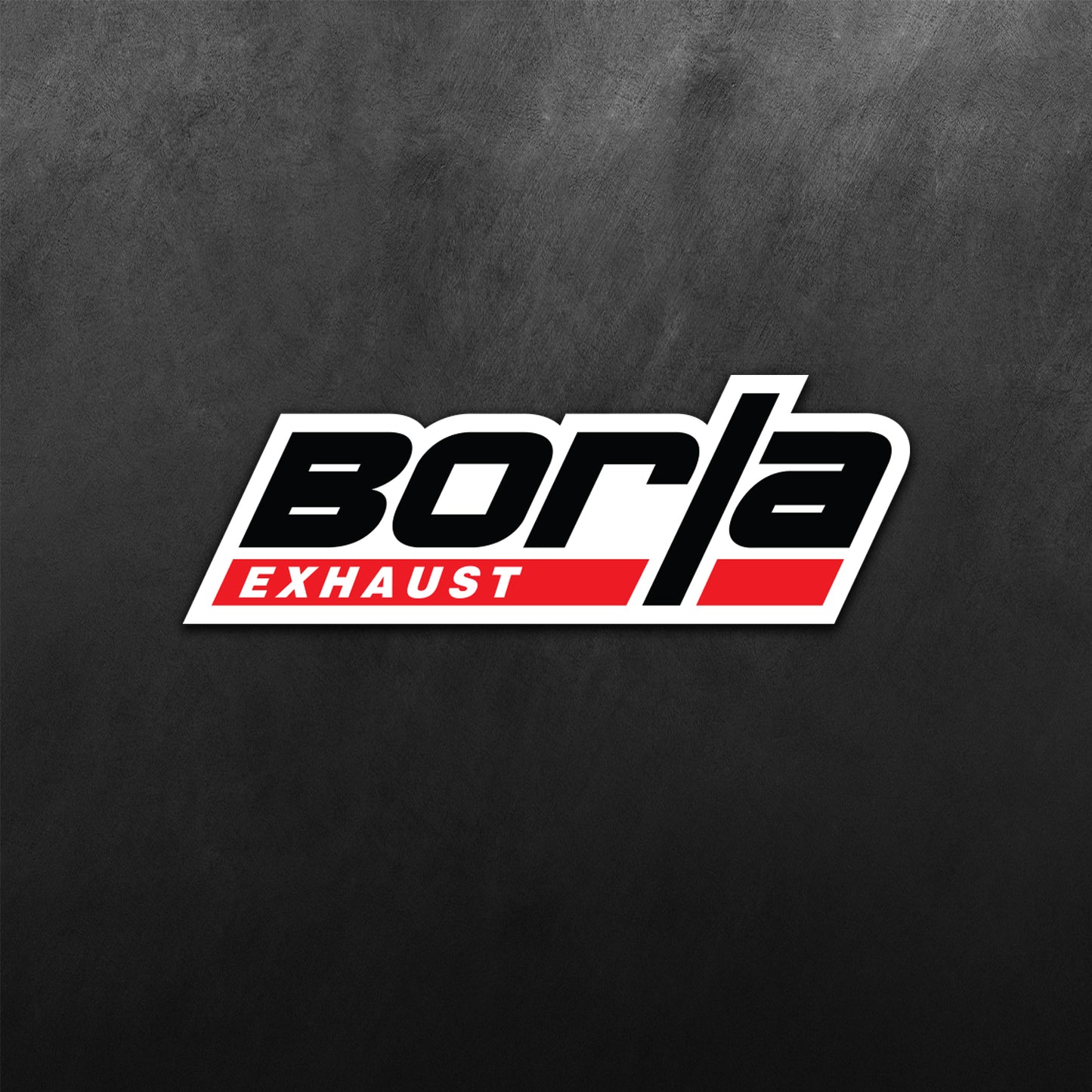 Borla Exhaust Sticker