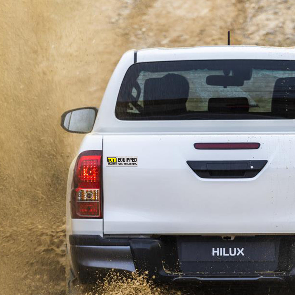 TJM Equipped On and Off Road Sticker