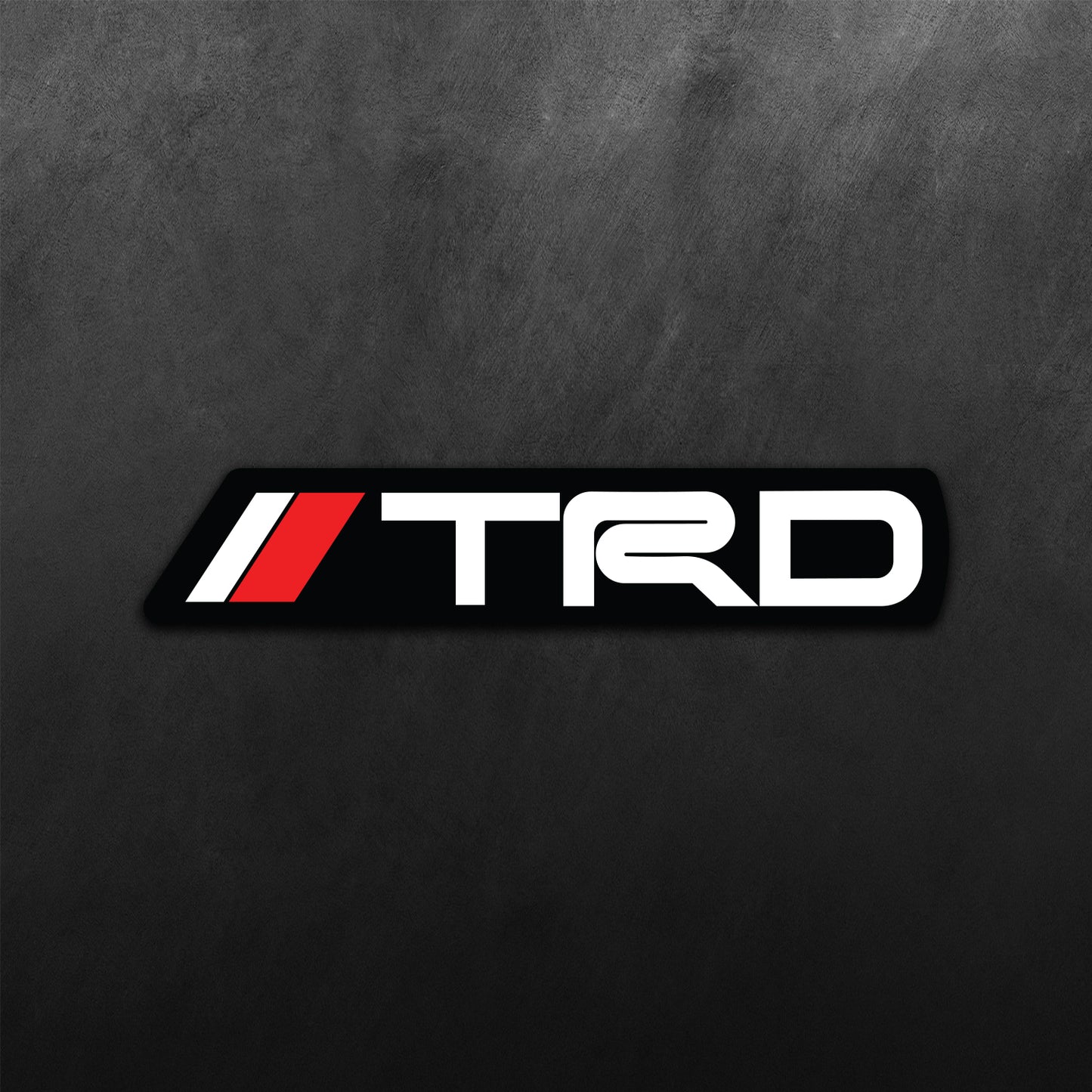 TRD Black Sticker