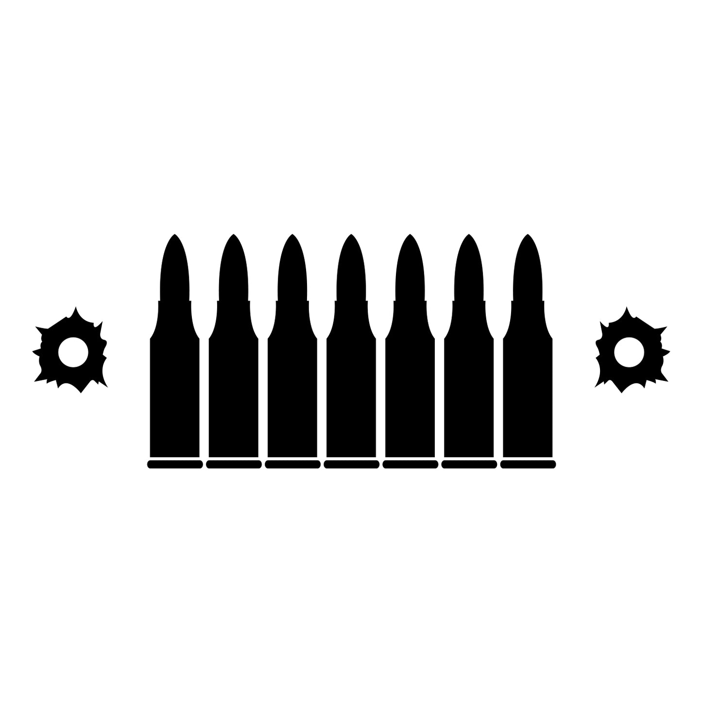 Bullet Sticker for Jeep