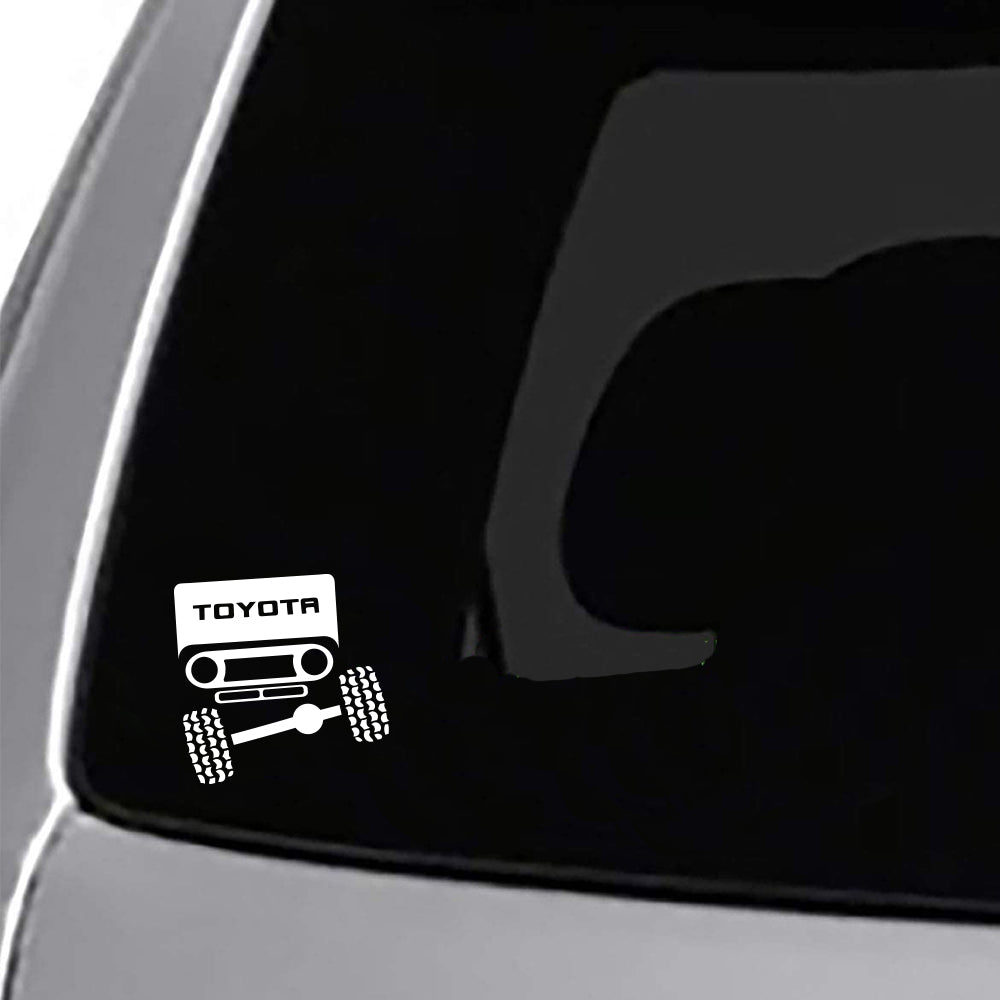 Face Front View Sticker for FJ40