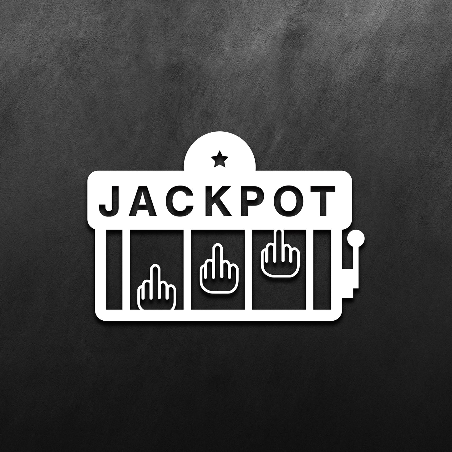 Jackpot Sticker