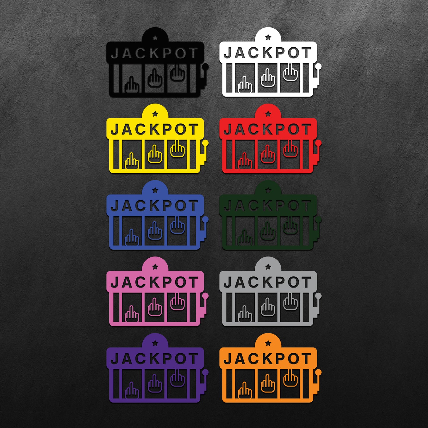 Jackpot Sticker