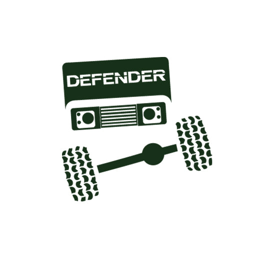 Front View Sticker for Land Rover Defender