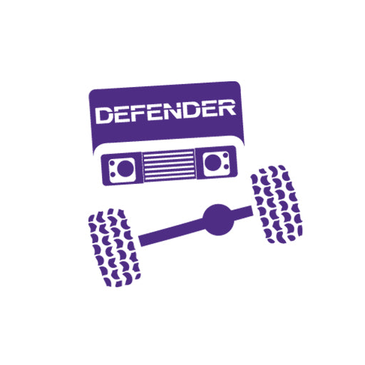 Front View Sticker for Land Rover Defender