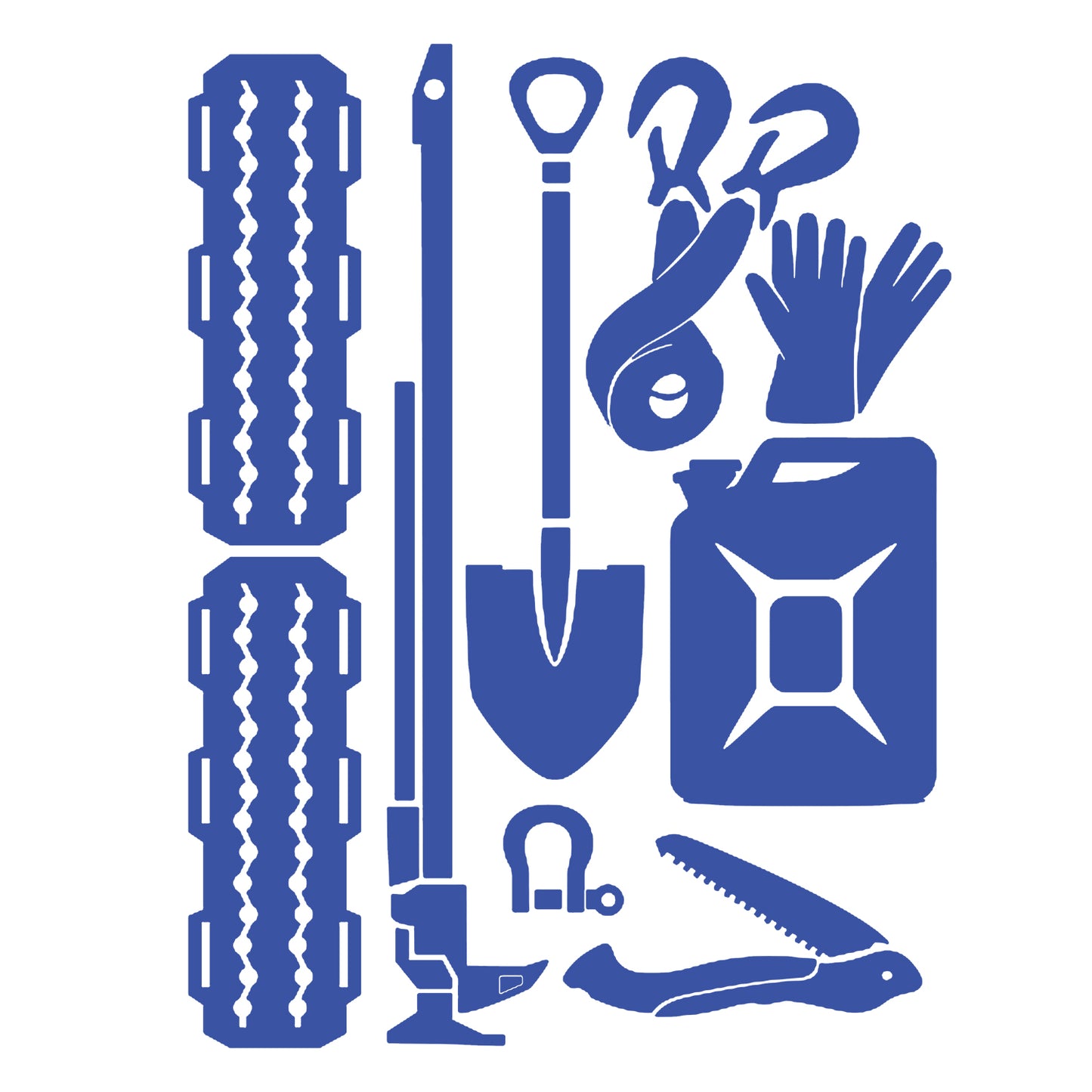 4WD Recovery kit Sticker