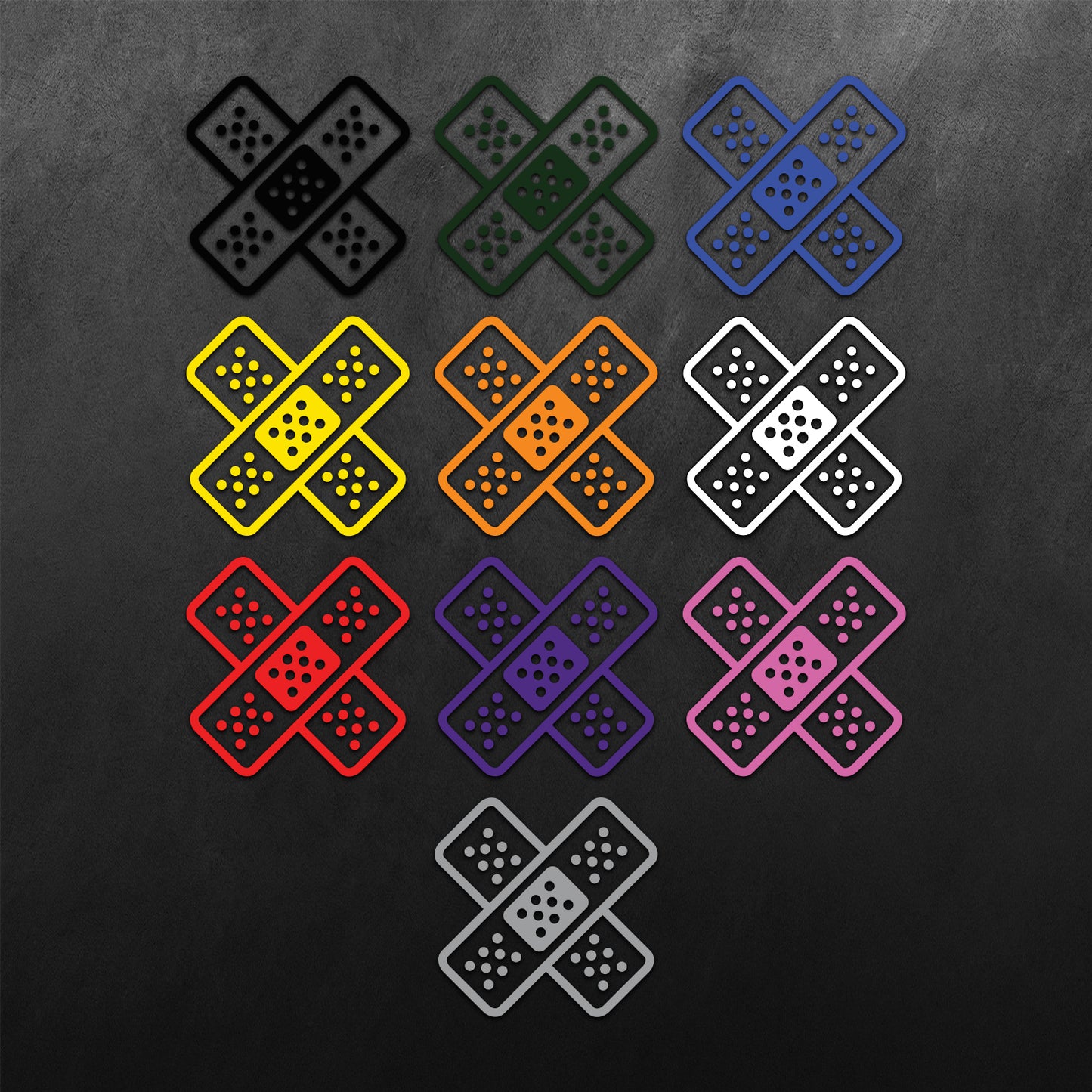 Wheel Band aid Sticker