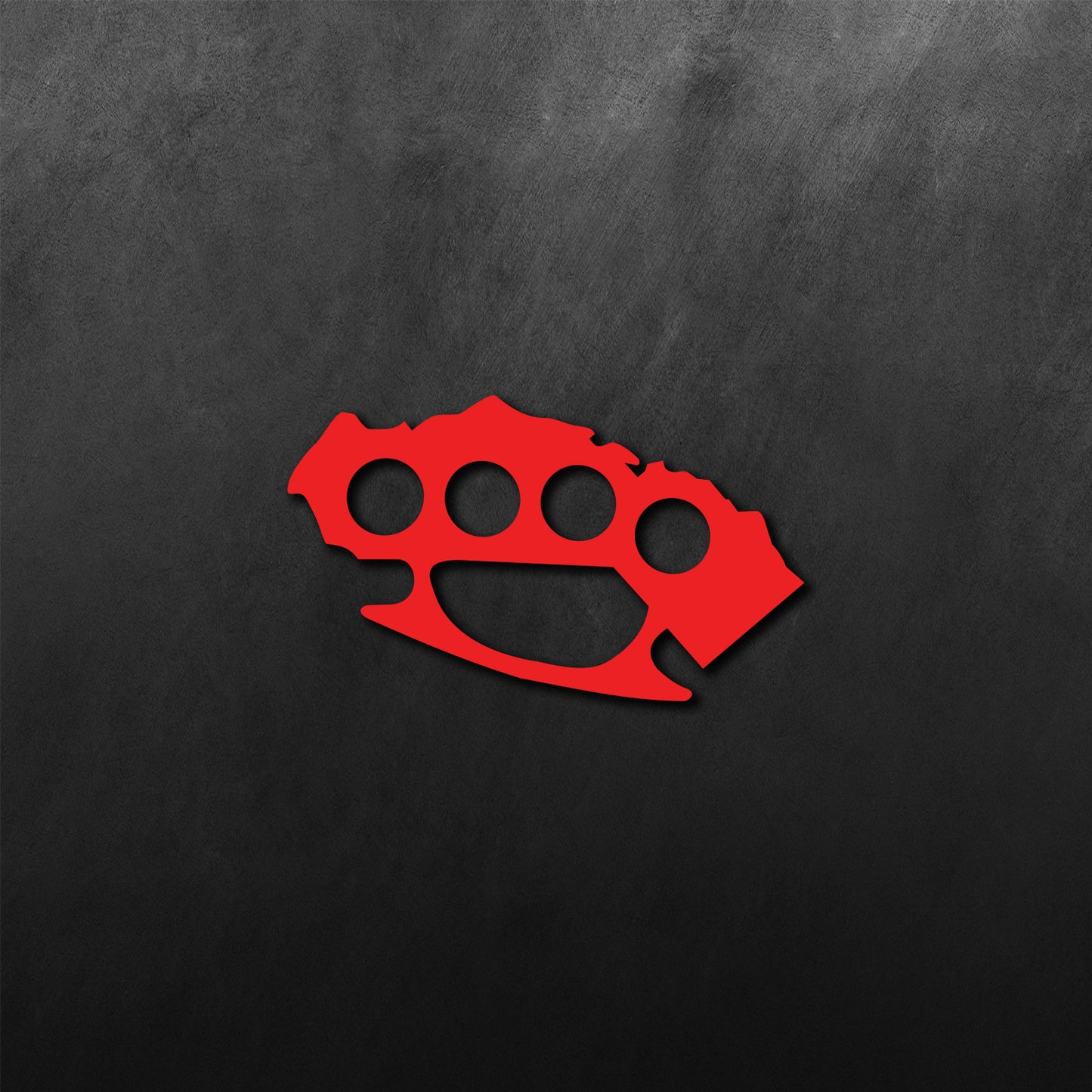 Knuckles Brass Sticker