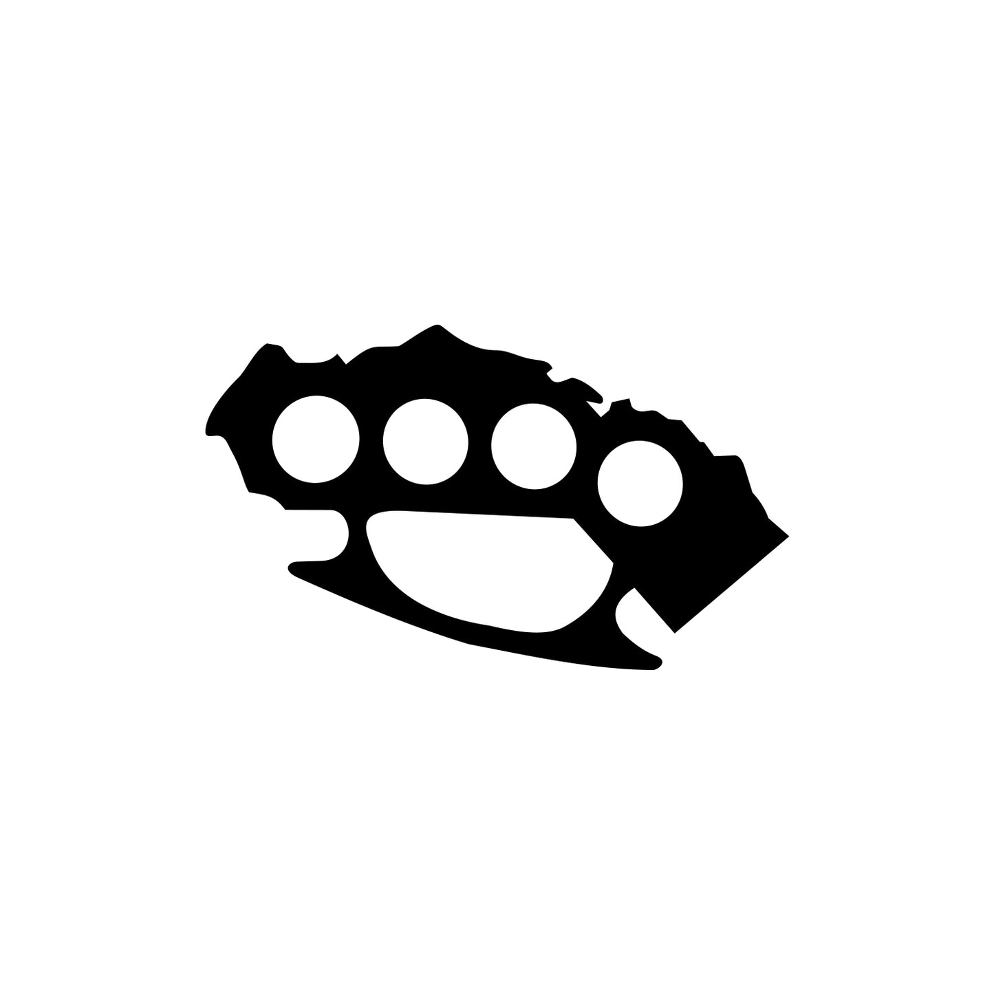 Knuckles Brass Sticker