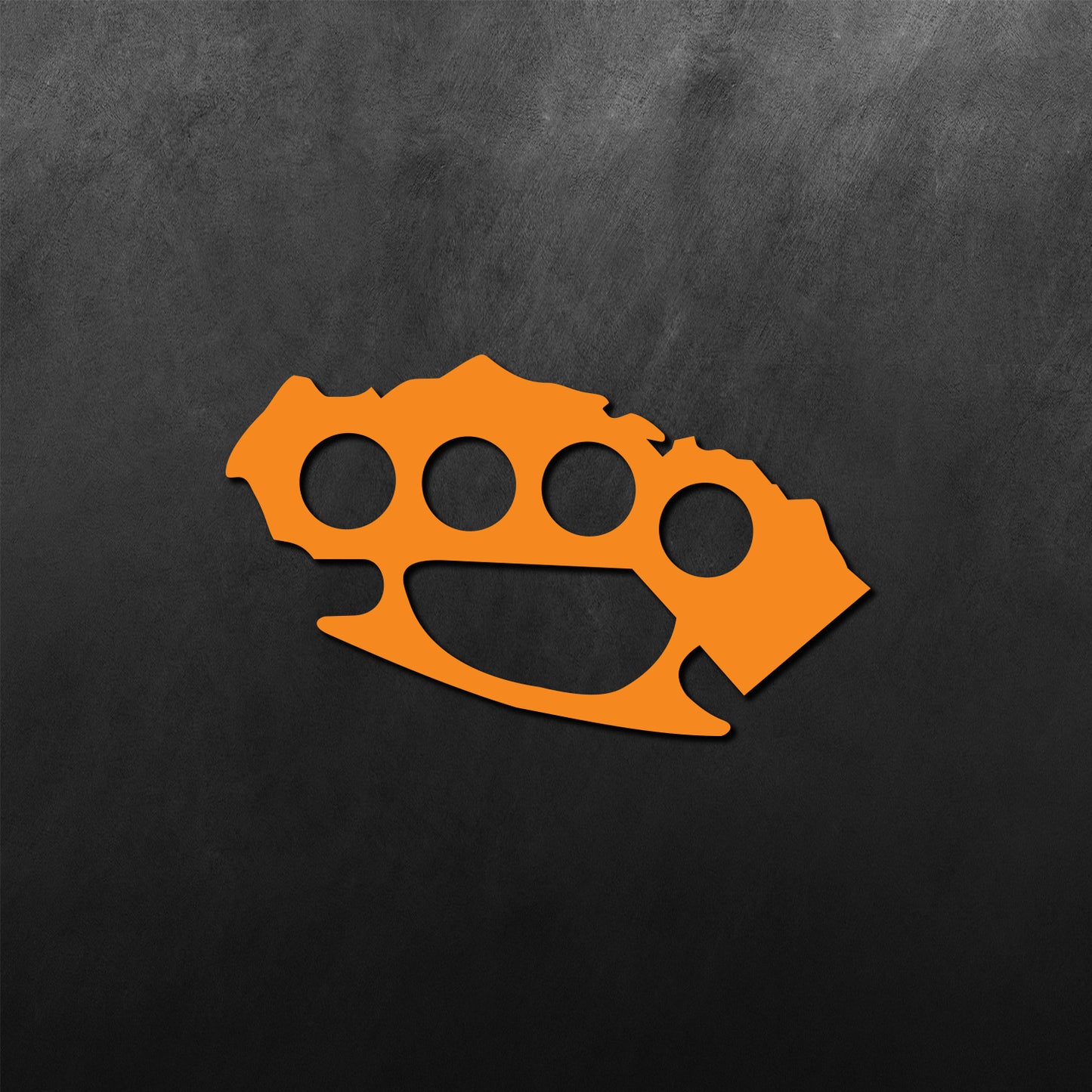 Knuckles Brass Sticker