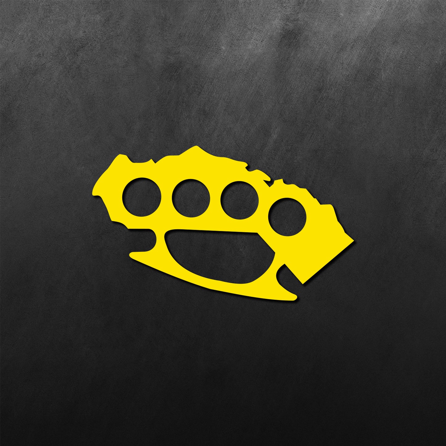 Knuckles Brass Sticker