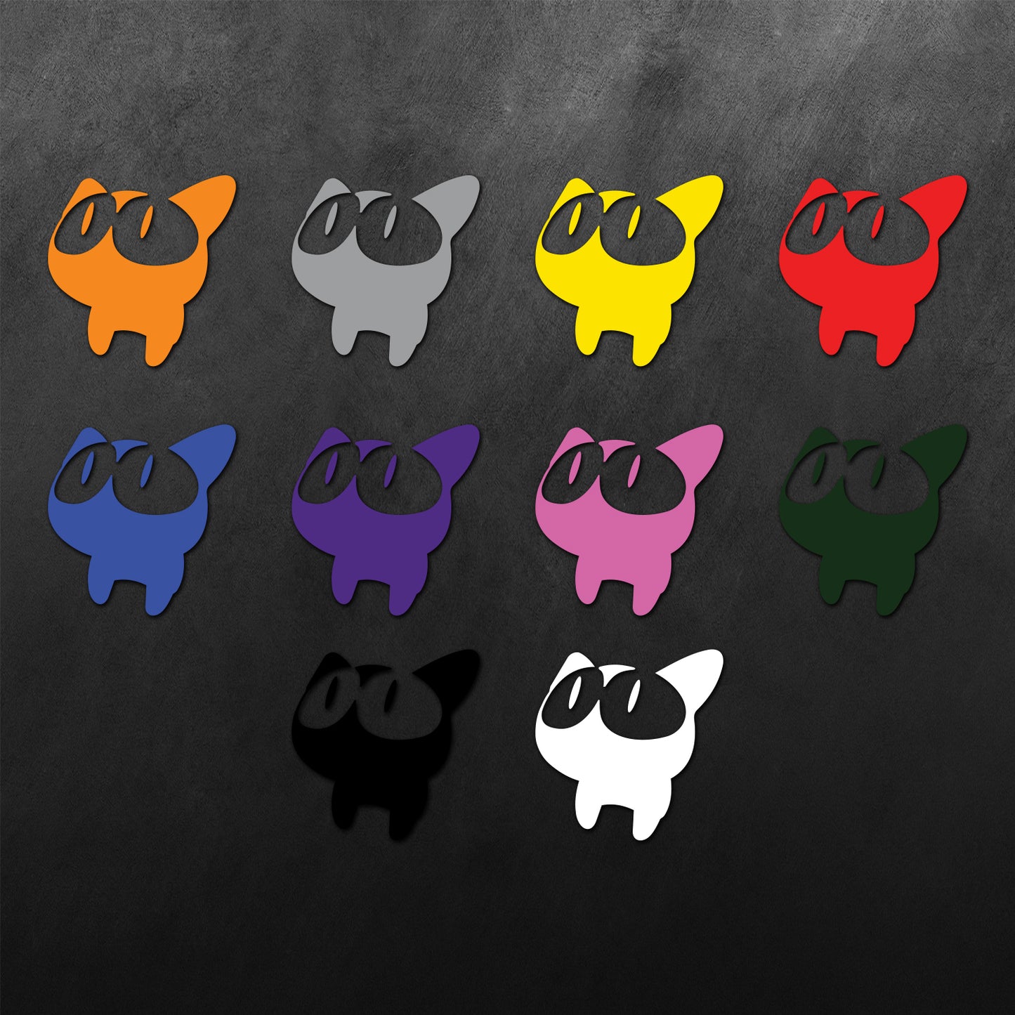 Big Eyes Cat Sticker