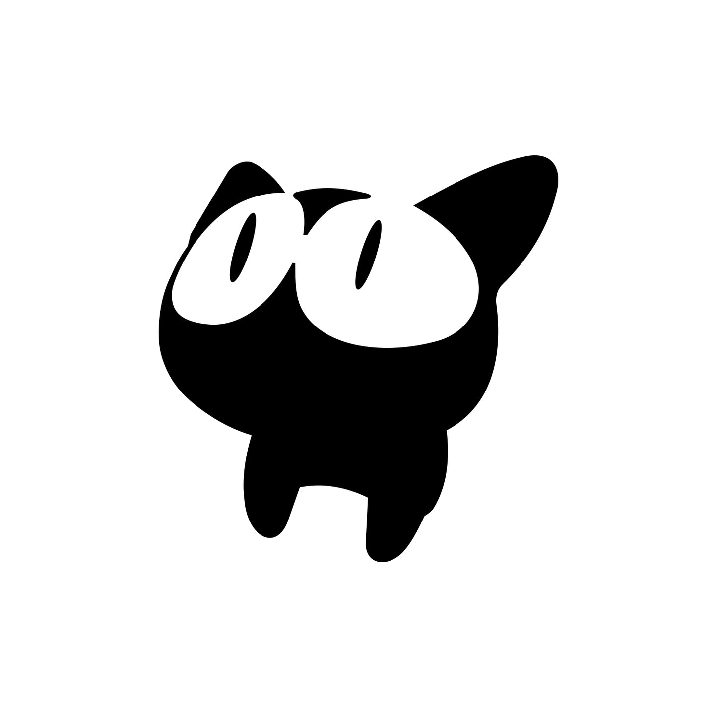 Big Eyes Cat Sticker