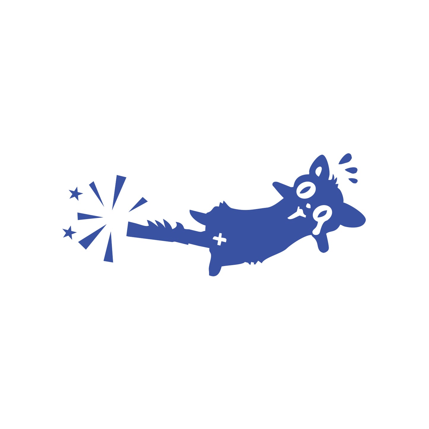 Bruises Cat Sticker