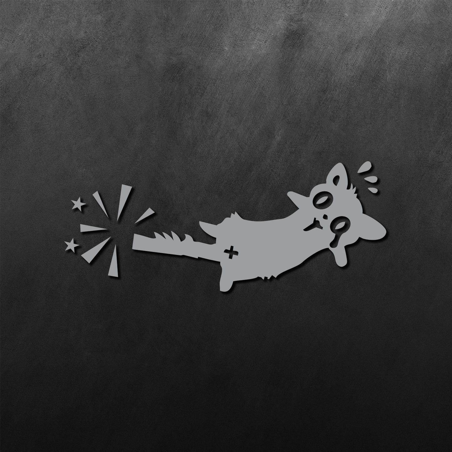Bruises Cat Sticker