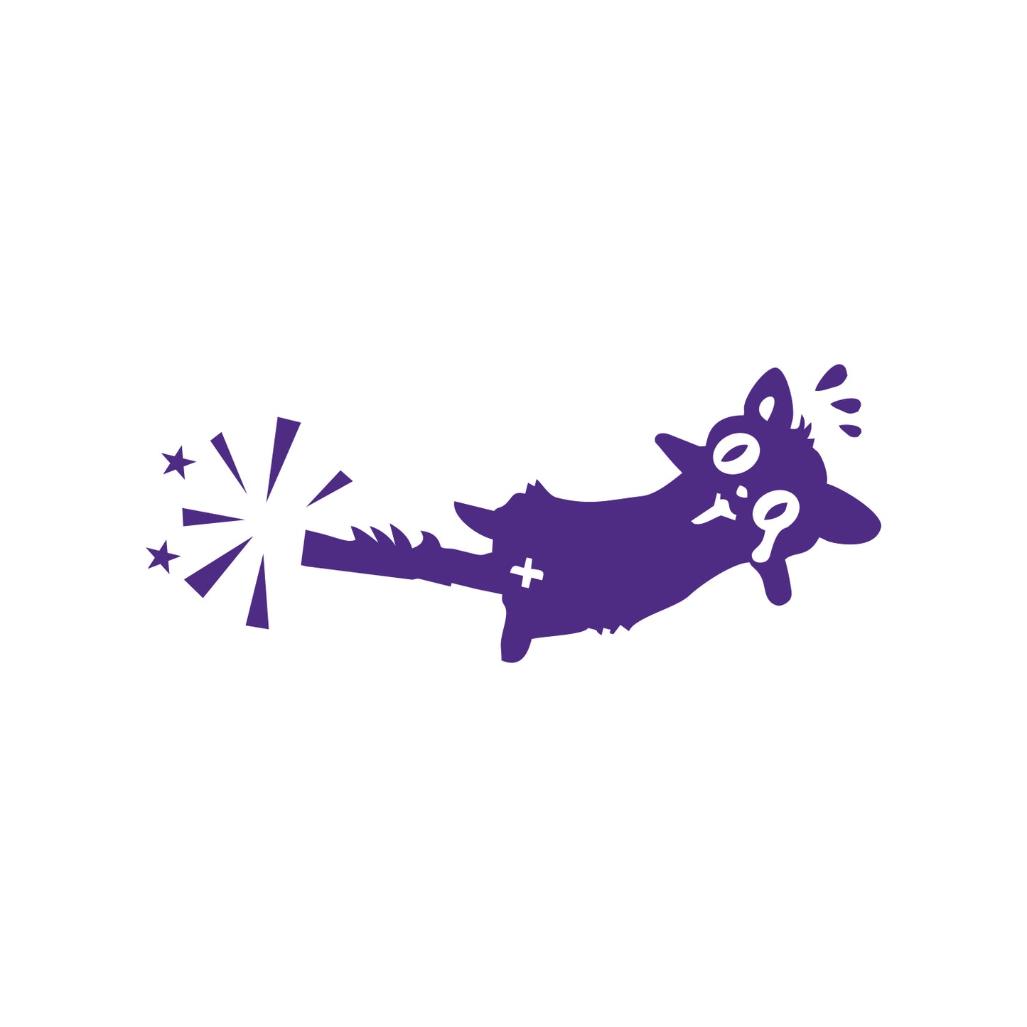 Bruises Cat Sticker