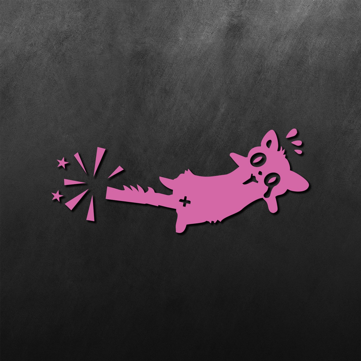 Bruises Cat Sticker