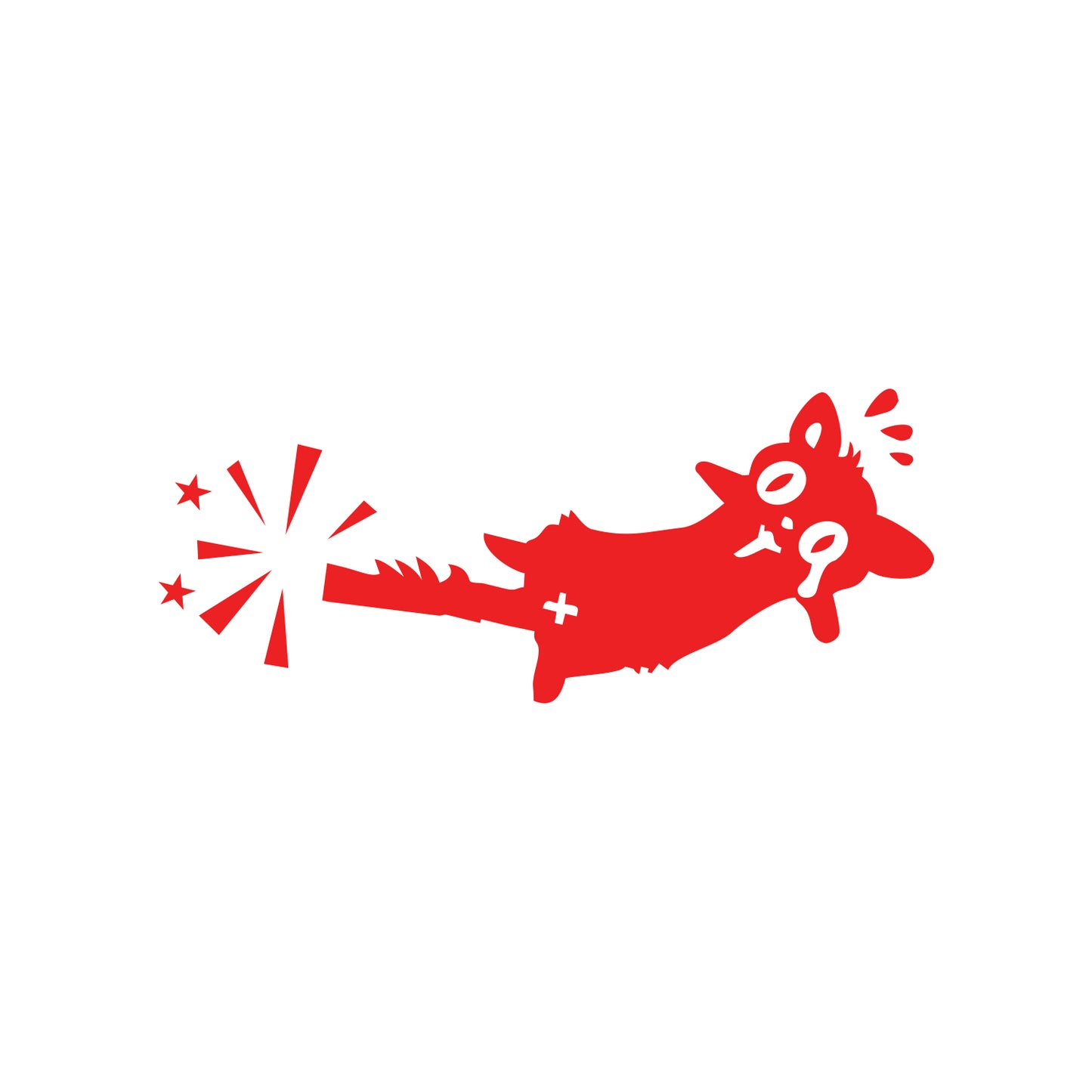 Bruises Cat Sticker