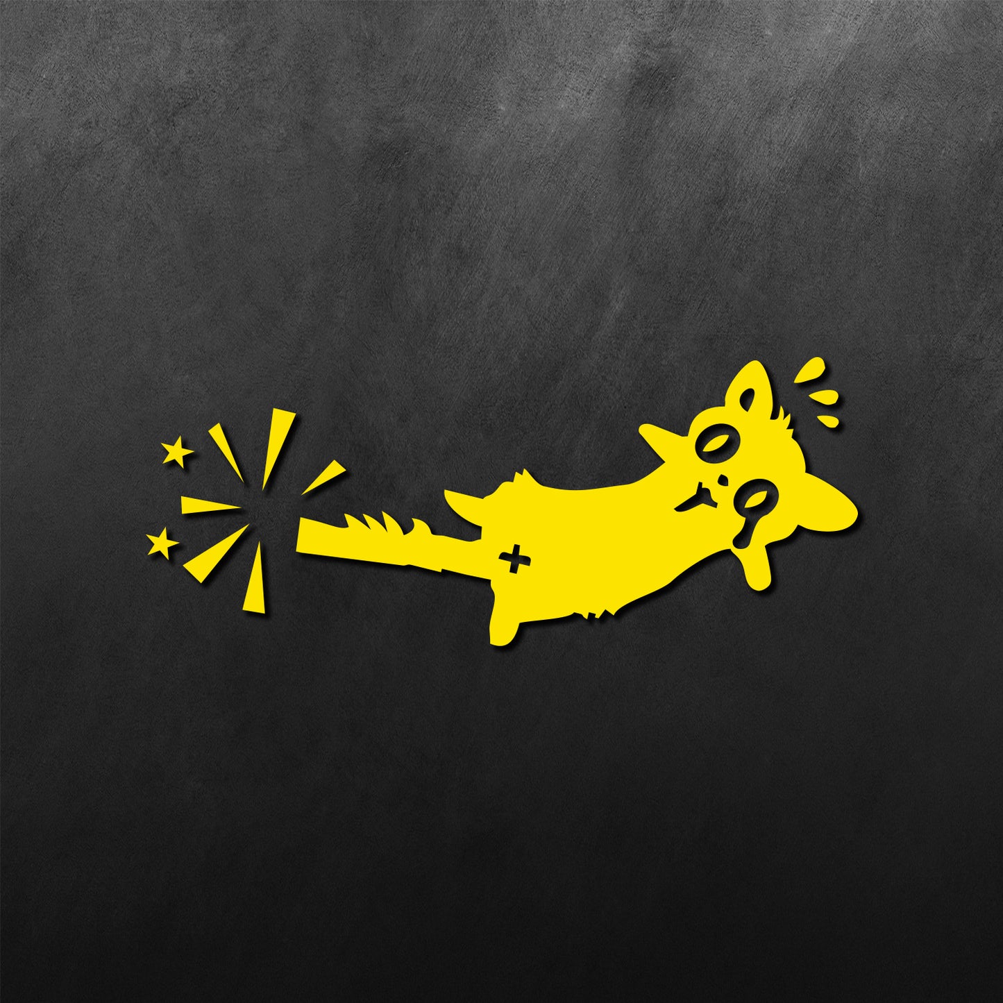 Bruises Cat Sticker