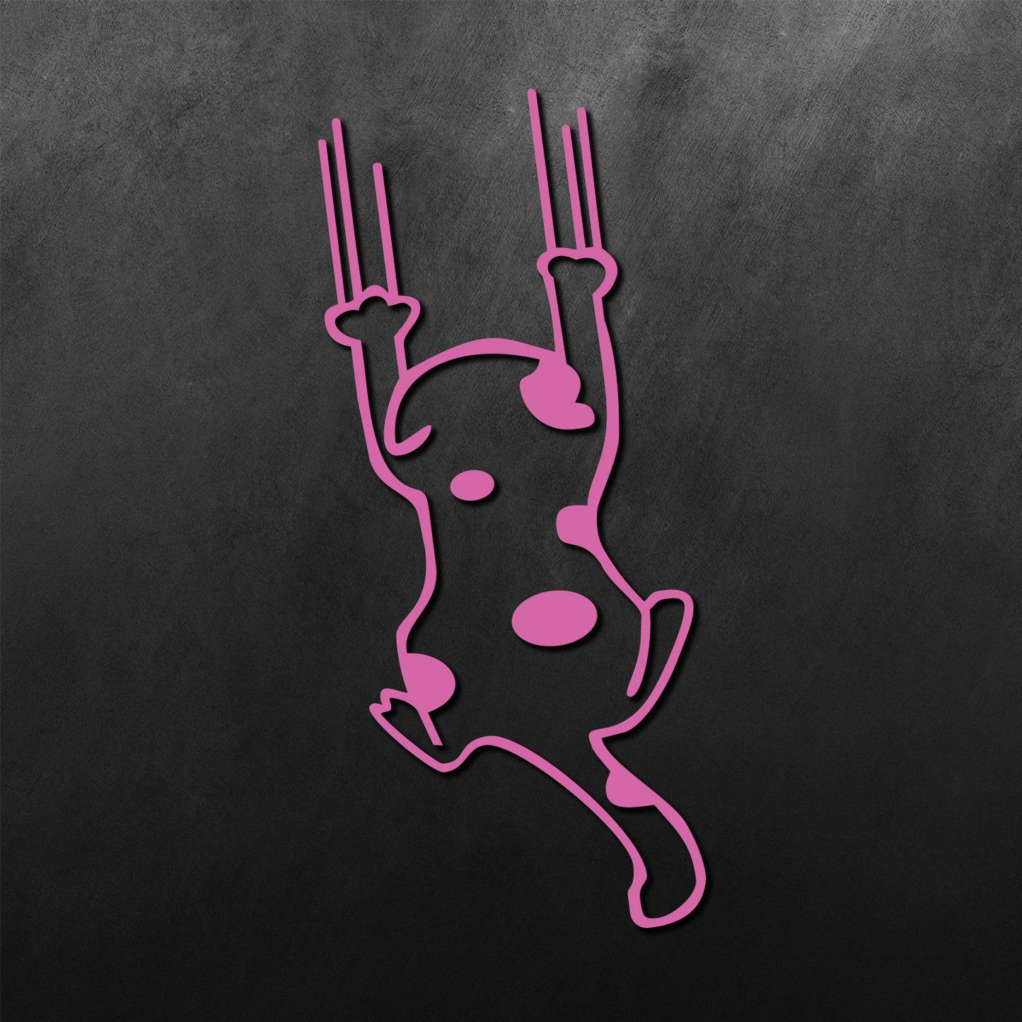 Clawed Sticker Cat