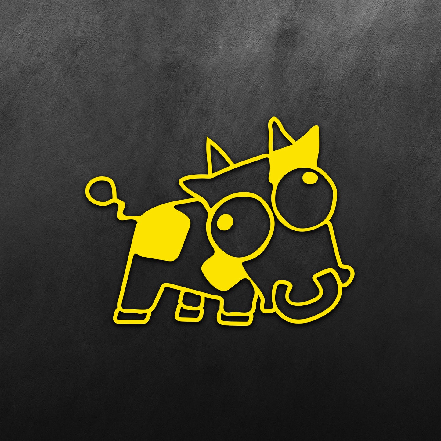 Cow JDM Sticker