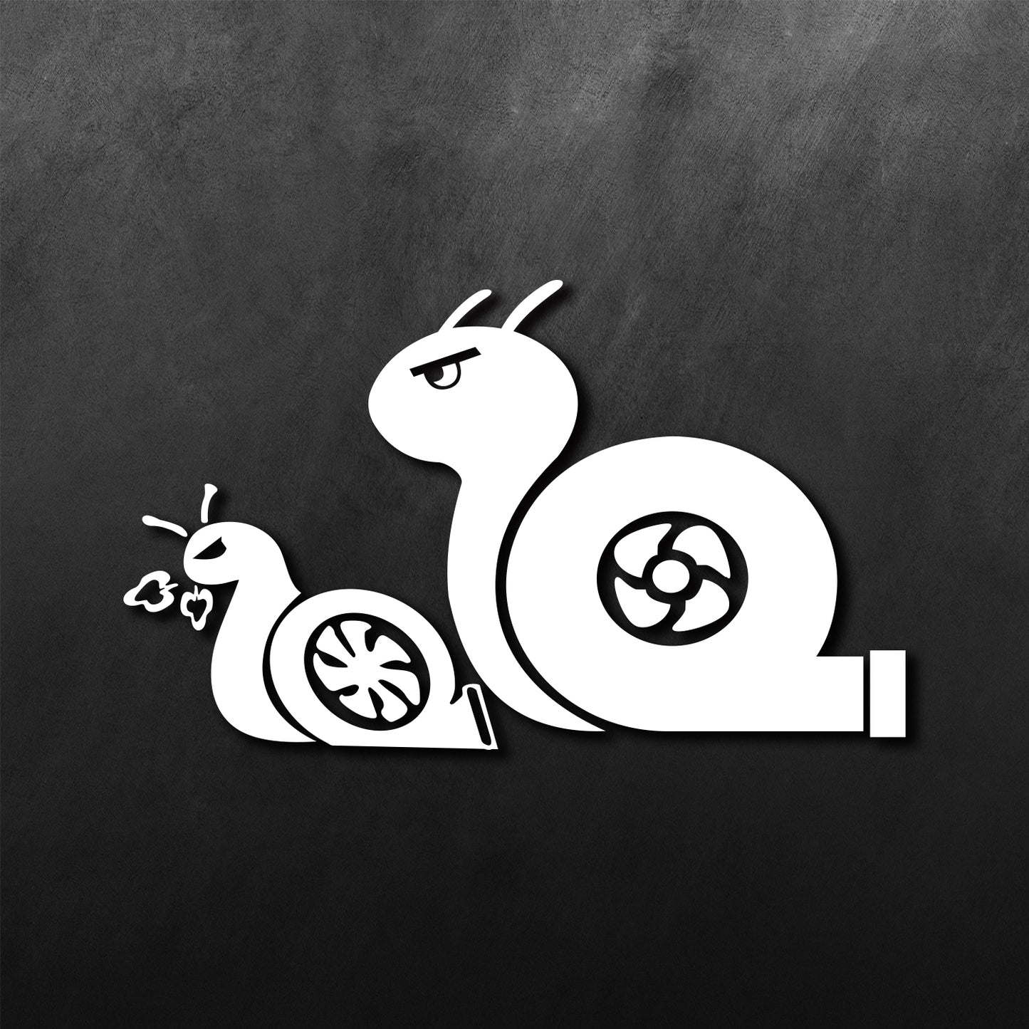 Duo Caracol Turbo Sticker