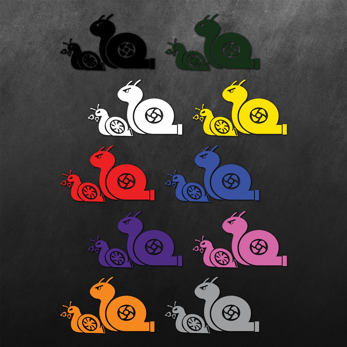 Duo Caracol Turbo Sticker