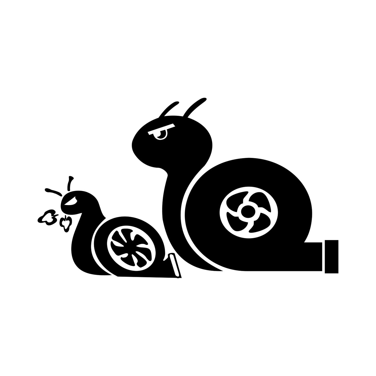 Duo Caracol Turbo Sticker