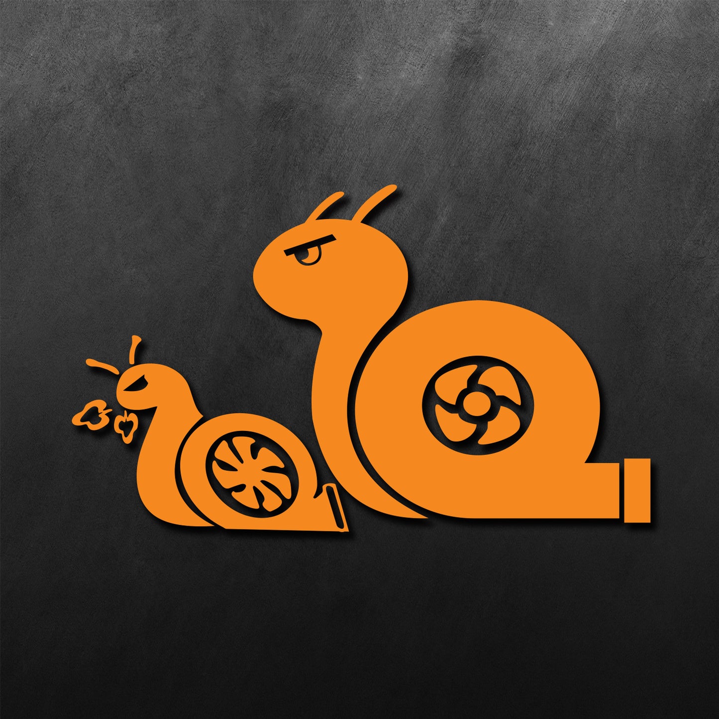 Duo Caracol Turbo Sticker