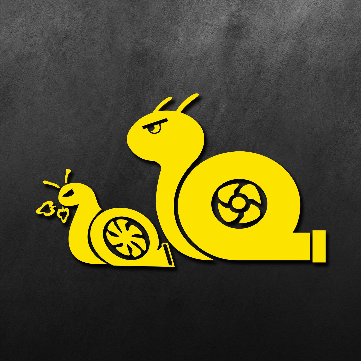 Duo Caracol Turbo Sticker