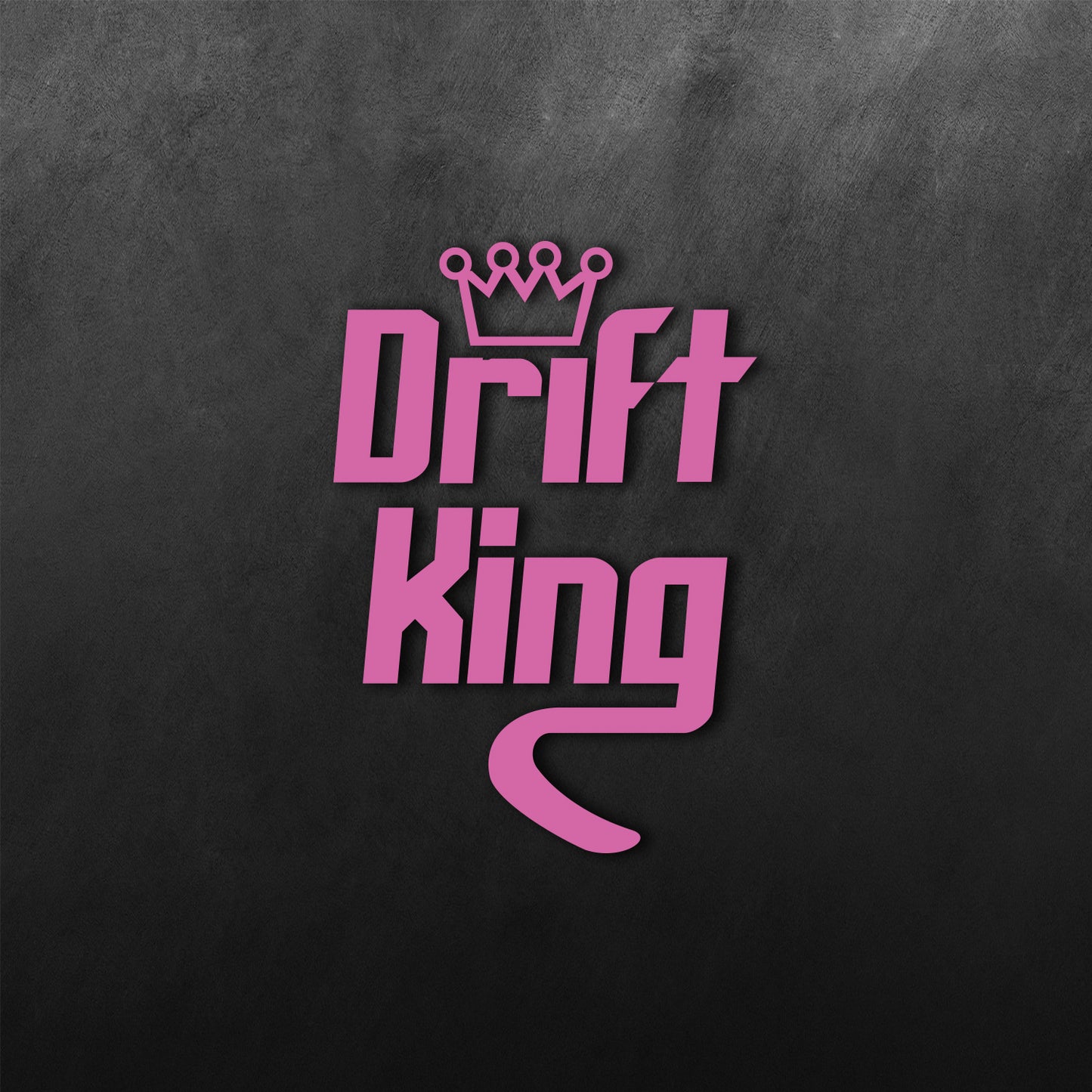 Drift King Crown Road Sticker